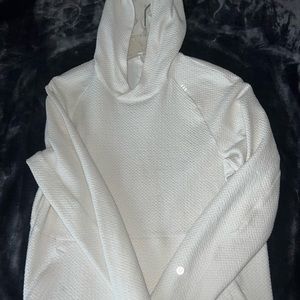 Cream Lululemon At-Ease Hoodie